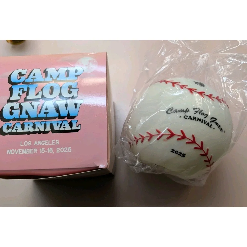 Camp Flog Gnaw Carnival 10 Year Anniversary VIP Baseball Lamp Light Up Box